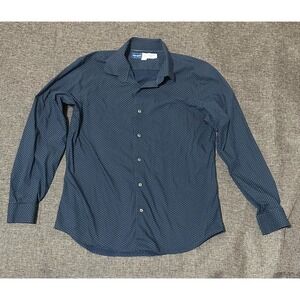Old Navy Slim Fit Men's L Polka Dot Long Sleeve Shirt
